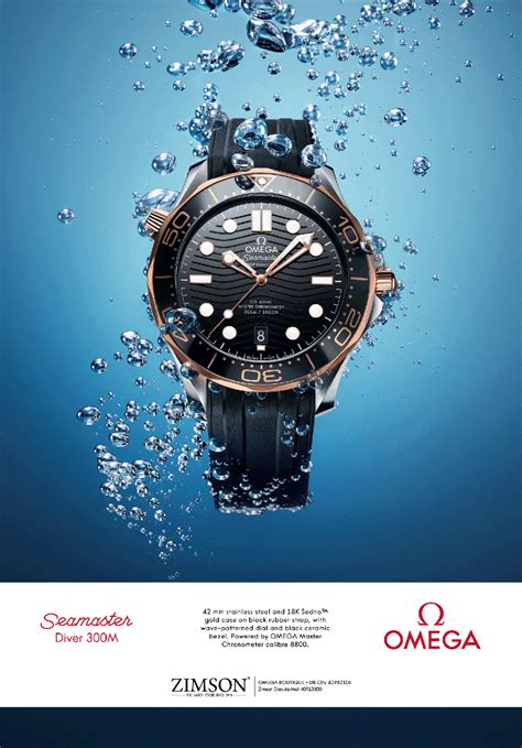 omega watch advertisement.